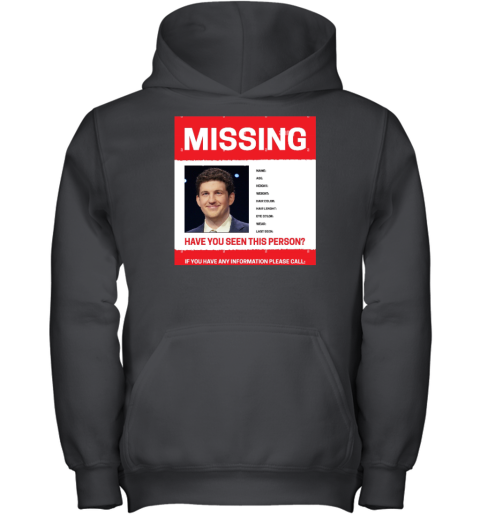 James Holzhauer Missing Have You Seen This Person If You Have Any Information Please Call Youth Hoodie