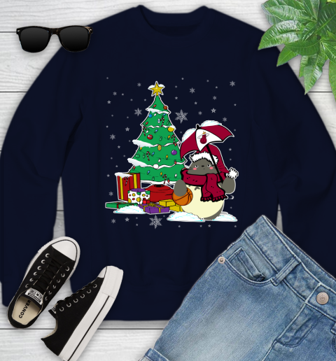 Miami Heat NBA Basketball Cute Tonari No Totoro Christmas Sports Youth Sweatshirt 2