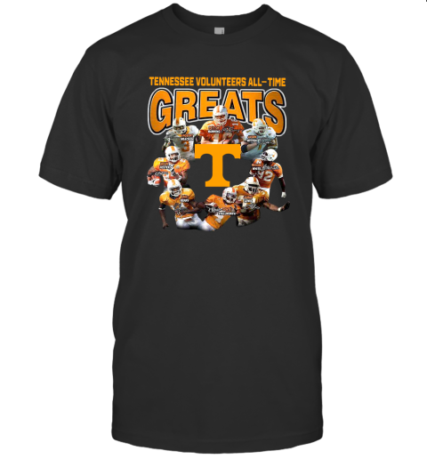 Tennessee Volunteers Players All Time Greats Signature Shirt T-Shirt