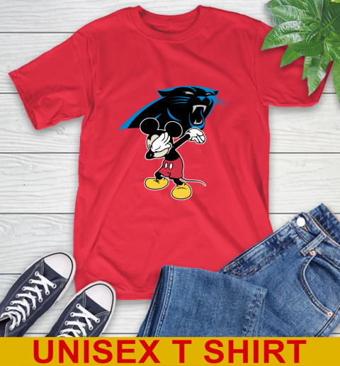 Carolina Panthers NFL Football Dabbing Mickey Disney Sports T-Shirt 10