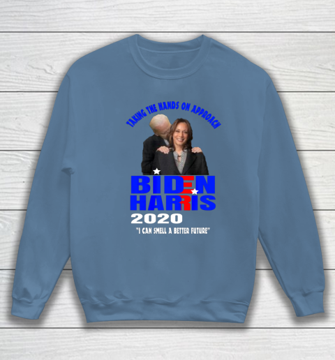 Anti Joe Biden Kamala Harris Hands On Can Smell The Future Sweatshirt 6