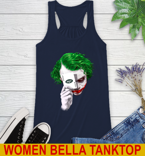 New York Jets NFL Football Joker Card Shirt Racerback Tank - Image 10
