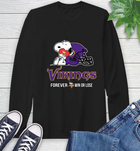 NFL The Peanuts Movie Snoopy Forever Win Or Lose Football Minnesota Vikings 59