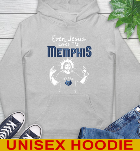 Memphis Grizzlies NBA Basketball Even Jesus Loves The Memphis Shirt Hoodie 6