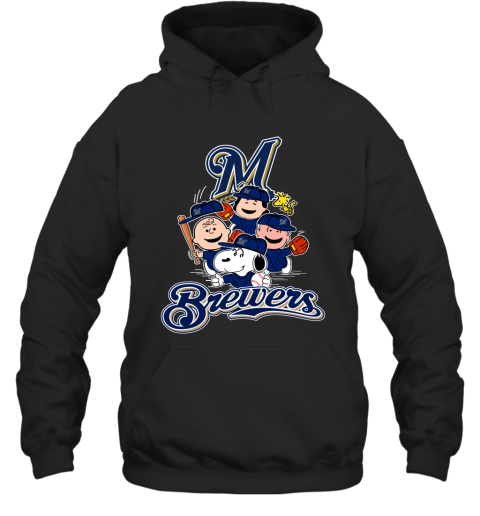 Peanuts Charlie Brown And Snoopy Playing Baseball Milwaukee Brewers shirt,sweater,  hoodie, sweater, long sleeve and tank top