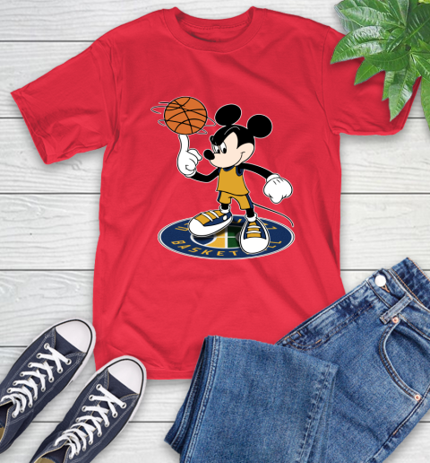 NBA Basketball Utah Jazz Cheerful Mickey Disney Shirt T-Shirt 11