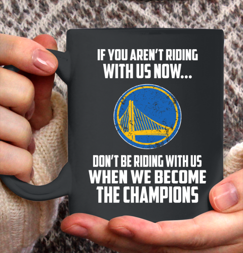 NBA Golden State Warriors Basketball We Become The Champions Ceramic Mug 11oz