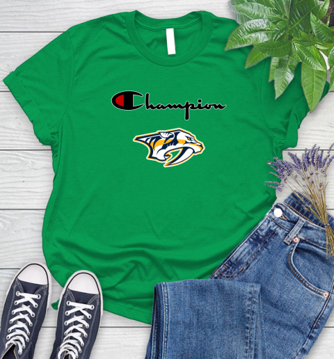 NHL Hockey Nashville Predators Champion Shirt Women's T-Shirt 4