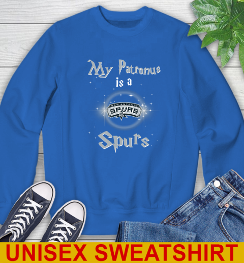NBA Basketball Harry Potter My Patronus Is A San Antonio Spurs Sweatshirt 11