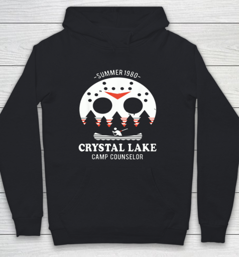 Crystal Lake Camp Counselor Jason Friday The 13th Halloween Youth Hoodie