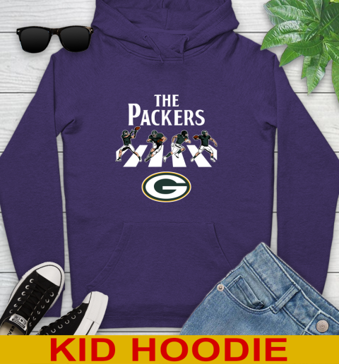 NFL Football Green Bay Packers The Beatles Rock Band Shirt Youth Hoodie 5