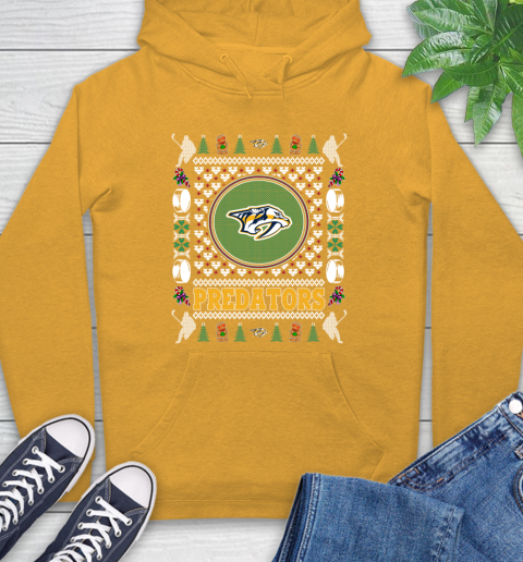 Nashville Predators Merry Christmas NHL Hockey Loyal Fan Ugly Shirt 14
