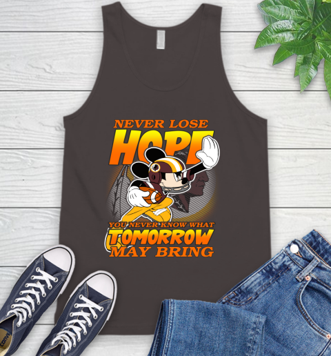 Washington Redskins NFL Football Mickey Disney Never Lose Hope Tank Top 6