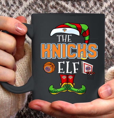 New York Knicks Christmas ELF Funny NBA Ceramic Mug 11oz