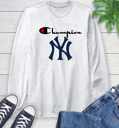 MLB Baseball New York Yankees Champion Shirt Long Sleeve T-Shirt