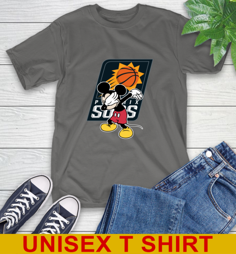 Phoenix Suns NBA Basketball Dabbing Mickey Disney Sports T-Shirt 8
