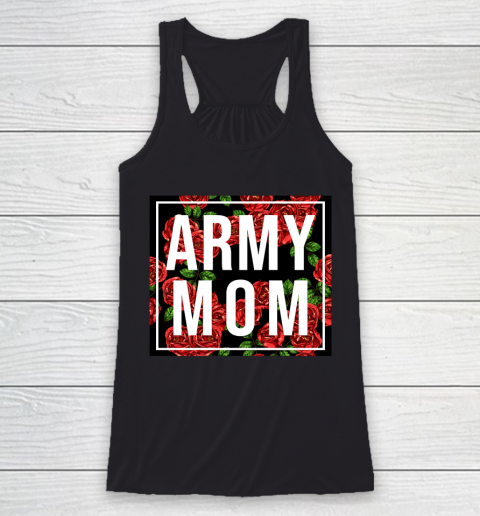 Mother's Day Funny Gift Ideas Apparel  Army Mom Unbreakable Strong Woman Gift Military T Shirt Racerback Tank