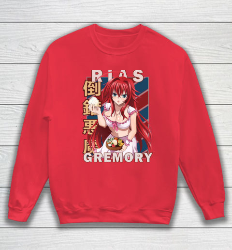 Rias Gremory High School DxD Haisuk ru D D H r Retro Anime Manga Sweatshirt Tee For Sports