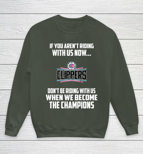 NBA LA Clippers Basketball We Become The Champions Youth Sweatshirt 8