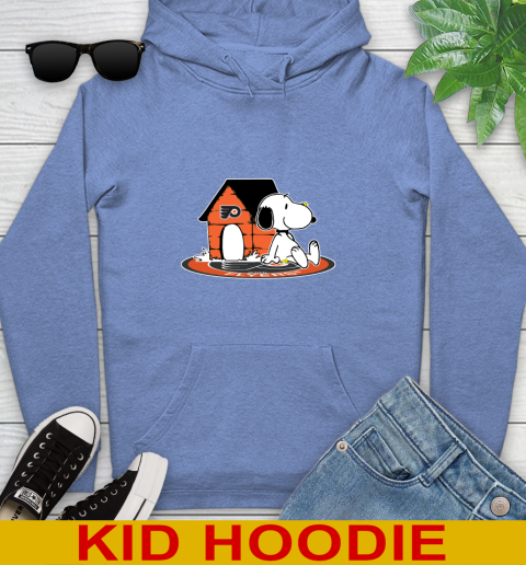 NHL Hockey Philadelphia Flyers Snoopy The Peanuts Movie Shirt Youth Hoodie 12