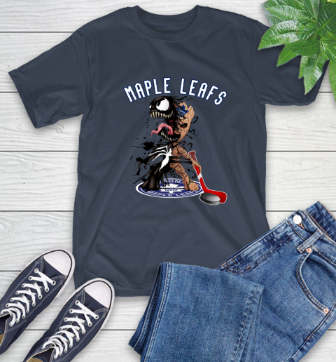 NHL Toronto Maple Leafs Hockey Venom Groot Guardians Of The Galaxy T-Shirt 4