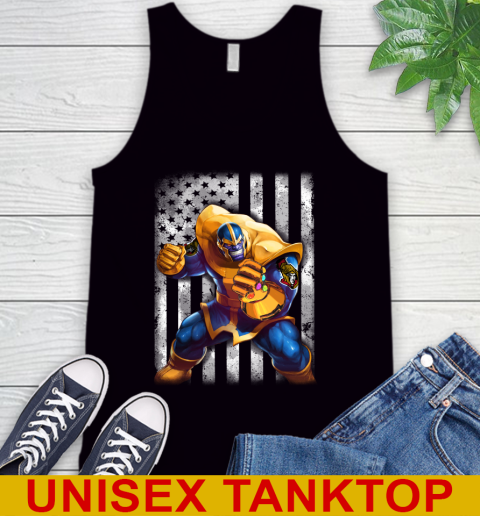 NHL Hockey Ottawa Senators Thanos Marvel American Flag Shirt Tank Top