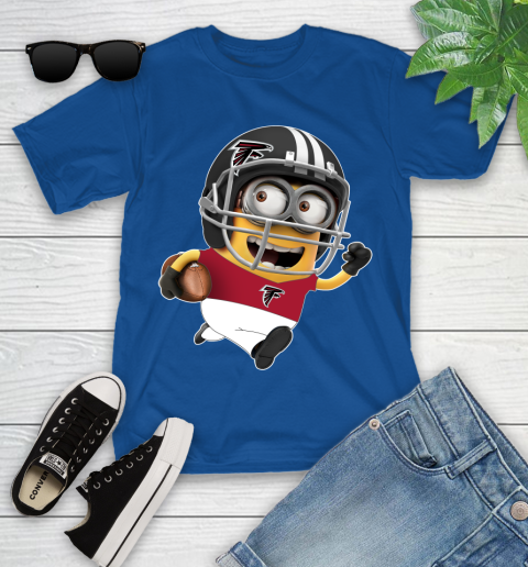 NFL Atlanta Falcons Minions Disney Football Sports Youth T-Shirt 10 NFL Atlanta Falcons Minions Disney Football Sports Youth T-Shirt - Image 10