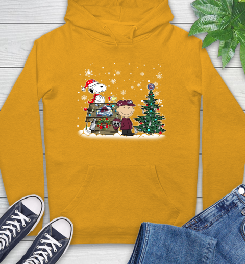 NHL Colorado Avalanche Snoopy Charlie Brown Woodstock Christmas Stanley Cup Hockey Hoodie 2