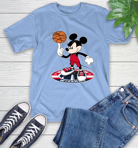 NBA Basketball Washington Wizards Cheerful Mickey Disney Shirt T-Shirt 12