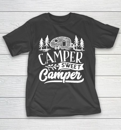 Camper sweet camper. funny Camping design T-Shirt