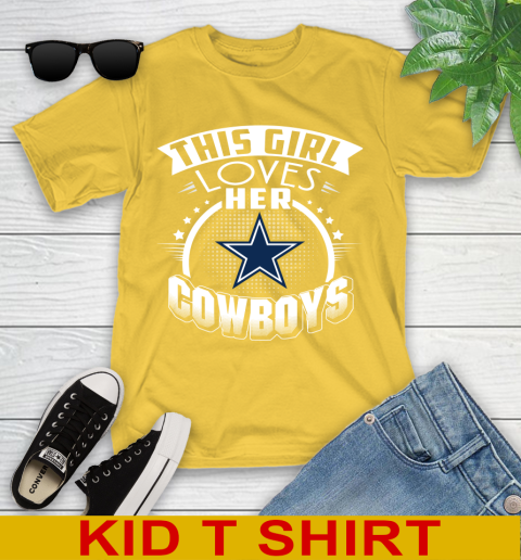 Dallas Cowboys NFL Football This Girl Loves Her Team 105