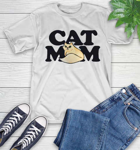 Mother S Day Funny Gift Ideas Apparel Cat Mom Tee Shirts Cat