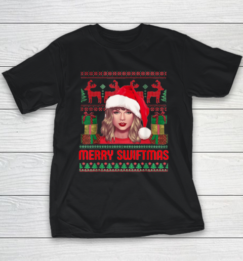 Funny Merry Swiftmas Era Women Christmas Ugly Sweater Xmas Youth T-Shirt