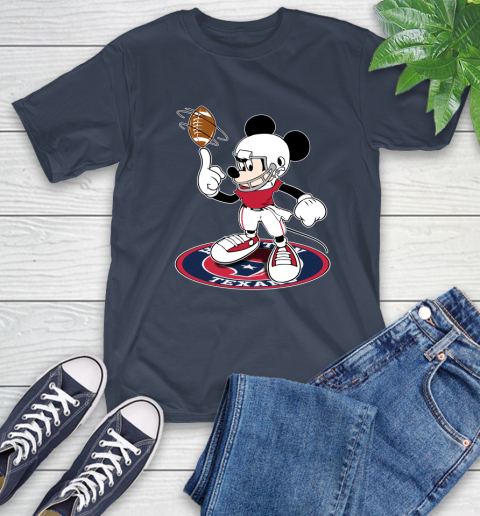NFL Football Houston Texans Cheerful Mickey Disney Shirt T-Shirt 4