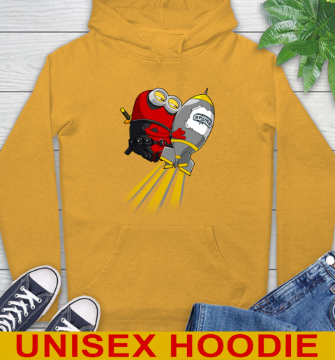NBA Basketball San Antonio Spurs Deadpool Minion Marvel Shirt Hoodie 2