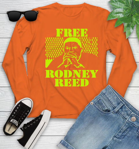Freee rodney reed Youth Long Sleeve 4 Freee rodney reed Youth Long Sleeve - Image 4