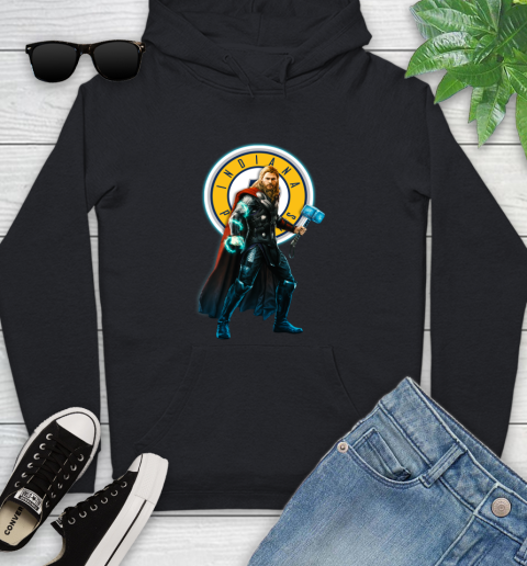 NBA Thor Avengers Endgame Basketball Indiana Pacers Youth Hoodie 2