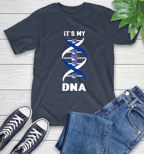New York Rangers NHL Hockey It's My DNA Sports T-Shirt 3