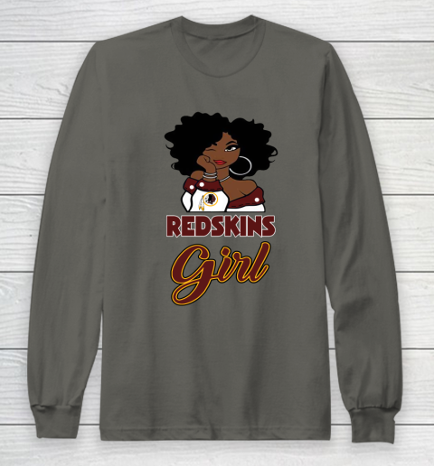 Washington Redskins Girl NFL Long Sleeve T-Shirt 8