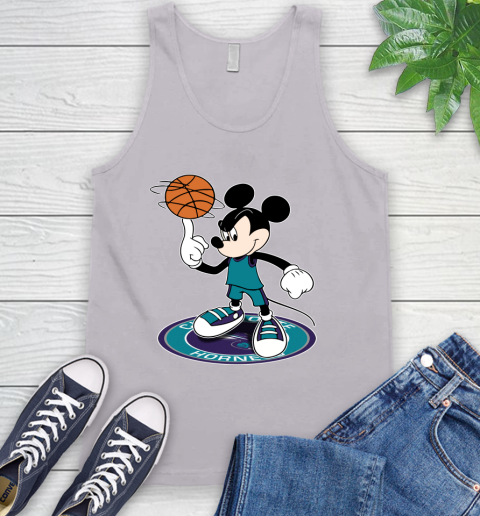 NBA Basketball Charlotte Hornets Cheerful Mickey Disney Shirt Tank Top 5 NBA Basketball Charlotte Hornets Cheerful Mickey Disney Shirt Tank Top - Image 5