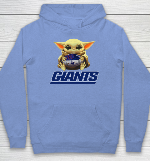 NFL Football New York Giants Baby Yoda Star Wars Hoodie 11