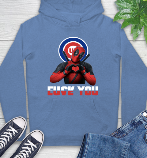 MLB Chicago Cubs Deadpool Love You Fuck You Baseball Sports Hoodie 11