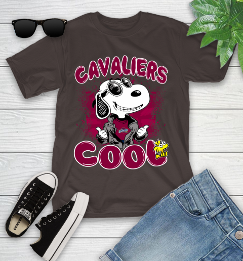 NBA Basketball Cleveland Cavaliers Cool Snoopy Shirt Youth T-Shirt 6