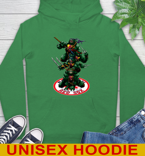 MLB Baseball Boston Red Sox Teenage Mutant Ninja Turtles Shirt Hoodie 8