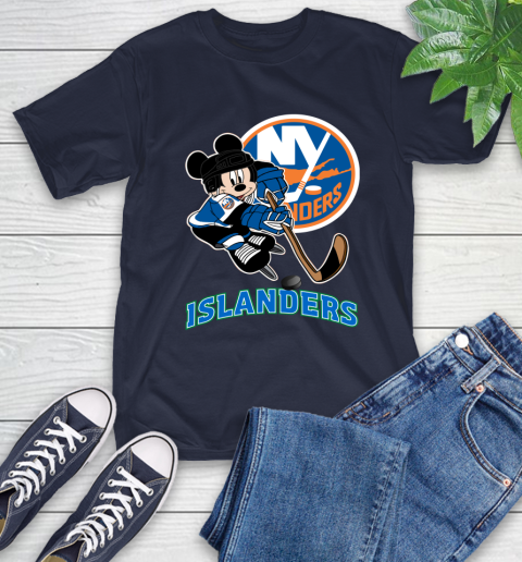 NHL New York Islanders Mickey Mouse Disney Hockey T Shirt T-Shirt 4