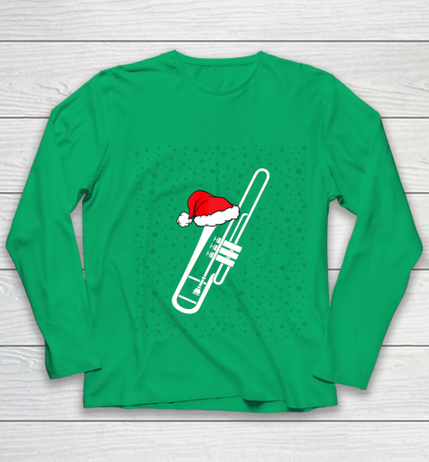 Christmas Gift Trombone Santa Trombone Funny Xmas Pajama Youth Long Sleeve 4