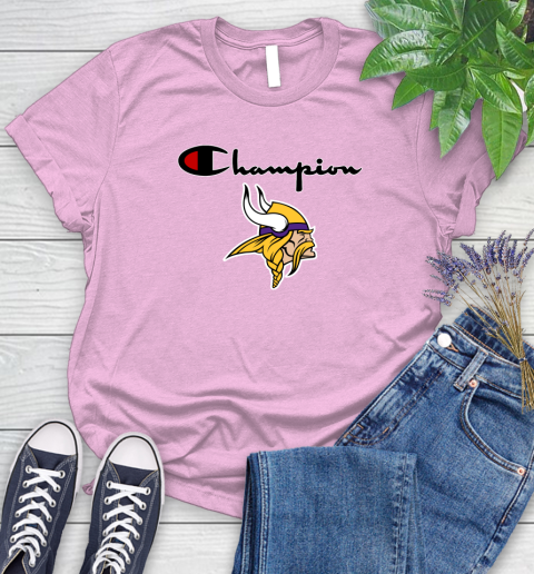 NFL Football Minnesota Vikings Champion Shirt Women's T-Shirt 8