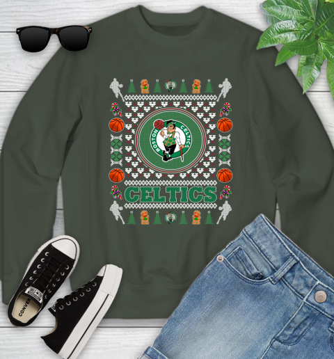 Boston Celtics Merry Christmas NBA Basketball Loyal Fan Ugly Shirt 123