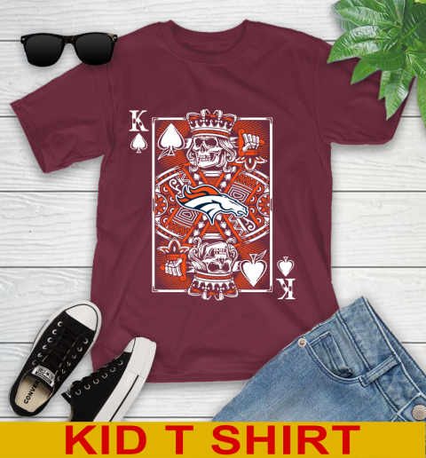 Denver Broncos NFL Football The King Of Spades Death Cards Shirt Youth T-Shirt 6 Denver Broncos NFL Football The King Of Spades Death Cards Shirt Youth T-Shirt - Image 6