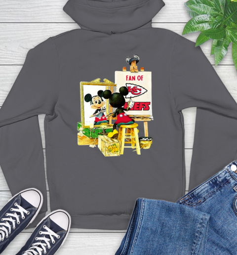 NFL Football Kansas City Chiefs Mickey Drawing Shirt 20